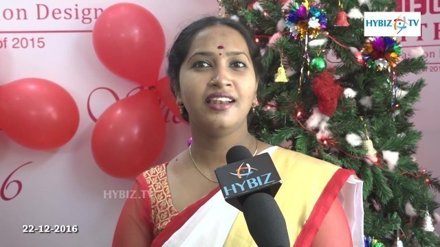 'Prashanthi | Arnitha Fashion design Christmas Carnival 2016 | hybiz'