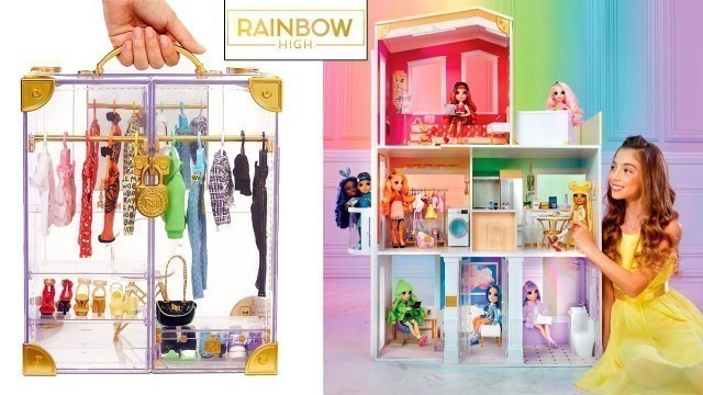 'Rainbow High Fashion Dorm House & Deluxe Fashion Closet'