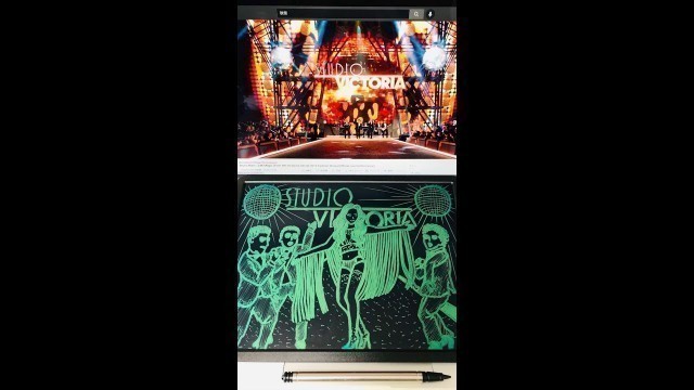 'My best scene of【Bruno Mars/24K Magic (the Victoria’s Secret 2016 Fashion Show) 】_Drawing'