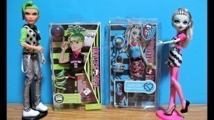 'Monster High Fashion Packs Doll Outfits Frankie Stein & Deuce Gorgon Clothes Unboxing Toy Review'