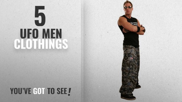 'Top 10 Ufo Men Clothings [ Winter 2018 ]: UFO\'s Classic Camo Wind Pant, Blue Grey (Medium)'