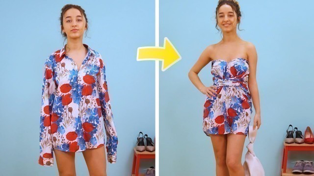 '8 Fun DIY Clothes And Fashion Hacks! #shorts'