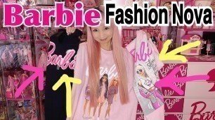 'FASHION NOVA x BARBIE ! HAUL TRY ON CUTE T-SHIRTS 2022 SPRING'