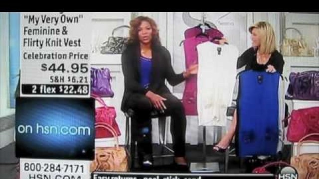 'Serena Williams at HSN (Home Shopping Network)'