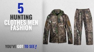 'Top 10 Hunting Clothes [Men Fashion Winter 2018 ]: Camo Jacket New View Waterproof Hunting'