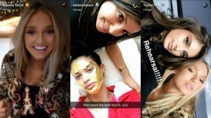 '[Victoria\'s Secret Angel] Romee  & Sara Sampaio & Taylor Hill  ► Snapchat Story ◄ November 29th 2016'