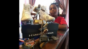 'NEW 2018 Cam Newton Cleats Review by Kevin Joiner Jr aka Little KJ Shot with LG G7 THIN Q'