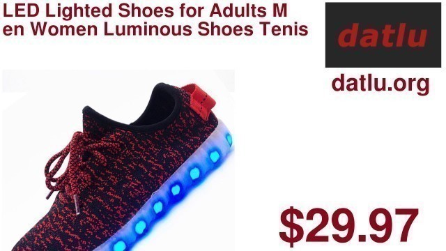 'LED Lighted Shoes for Adults Men Women Luminous Shoes Tenis LED Glow Shoe Unisex 2016 Fashion USB'