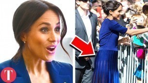 '10 Times Meghan Markle Has Had Wardrobe Malfunctions In Public'