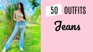 '50 Outfits con JEANS 2022 