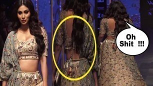 'OMG!!! Mouni Roy’s DRESS MALFUNCTION On The Ramp In The Lakme Fashion Week'