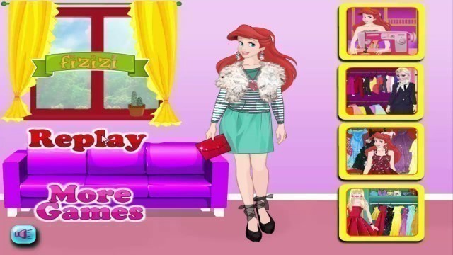 'Disney Princess Games Ariel Fashion Boutique डिज्नी राजकुमारी खेल एरियल फैशन बुटीक'