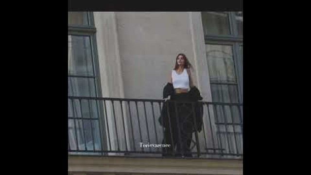 'Kendall Jenner out for Balcony Photoshoot in Paris Fashion Week 2022'