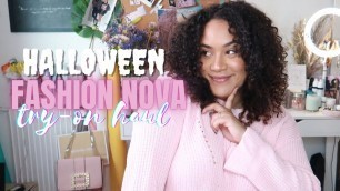 'TRY-ON HAUL FASHION NOVA SPECIAL HALLOWEEN 