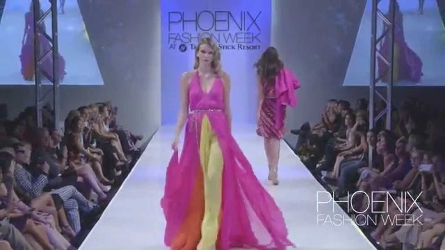 'FIDM debut designer Marly Kluge at Phoenix Fashion Week 2015'