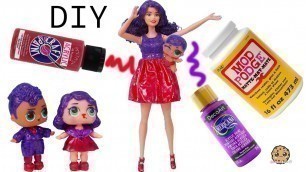 'DIY Barbie Doll Transformation Makeover Before and After Craft Painting Video'