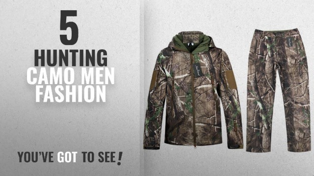 'Top 10 Hunting Camo [Men Fashion Winter 2018 ]: Camo Jacket New View Waterproof Hunting Camouflage'