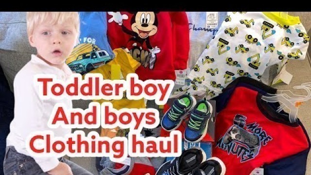 'BOYS CLOTHING HAUL || TODDLER N LITTLE BOYS CLOTHING || SKETCHERS, OLD NAVY AND MORE'