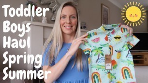'TODDLER BOYS SPRING SUMMER CLOTHING HAUL | Next Toddler Clothes Spring Summer 2021 | Samantha Brough'