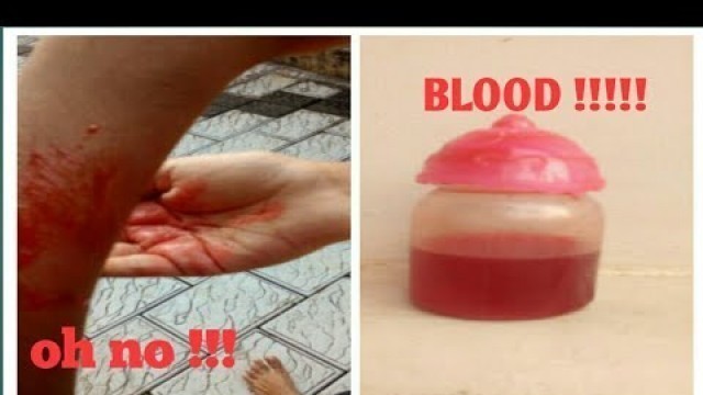 'how to make duplicate blood in home with food colour | show your talent |'