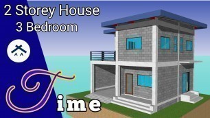 'Simple House Design - 3 Bedroom House (64 Square Meters)'