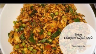 'Spicy Chatpate | How to make Spicy Chatpate at home without food color| Famous Nepalese Street Food'