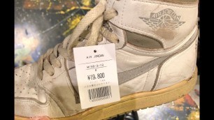 'Best Vintage Spots in Harajuku Tokyo | 1985 Jordan 1 for $160'