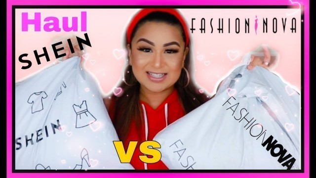 'FASHION NOVA vs SHEIN ABRIENDO PAQUETES Y PROBÁNDOMELO TODO