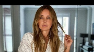 'Louise Redknapp risks wardrobe malfunction in racy paper-thin shirt dress'