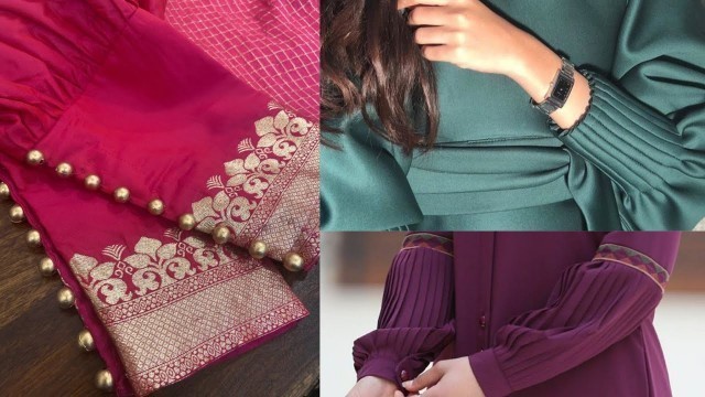 'Cuffs Sleeves Designing for ladies/ Eid Women\'s Cuffs Sleeves  #CuffsSleeves || Eid High Fashion'