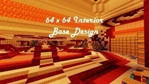 '64x64 Factions Base Tour (Minecraft Faction Interior Design Ep 9) W/ Download'
