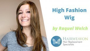 'High Fashion Wig by Raquel Welch | Human Hair Long Style | Colour Shown R829S+ Glazed Hazelnut'