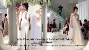 'Julie Vino 2018 - New York Fashion Week Bridal - Meniscus Magazine'