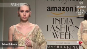 'RABANI&RAKHA Spring Summer 2017   INDIA Fashion Week by Fashion Channel   YouTube 720p'