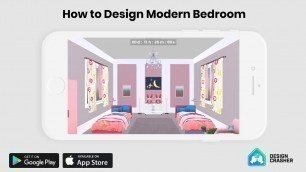 'How to create modern bedroom | Design Crasher interior Designing Application'