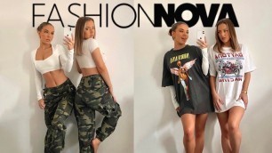 'HUGE FASHION NOVA TRY ON HAUL! Immie and Kirra'