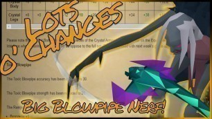 'Massive Blowpipe Nerf, Phosani\'s Rerelease, and Awesome Fashion Scape OSRS Update'