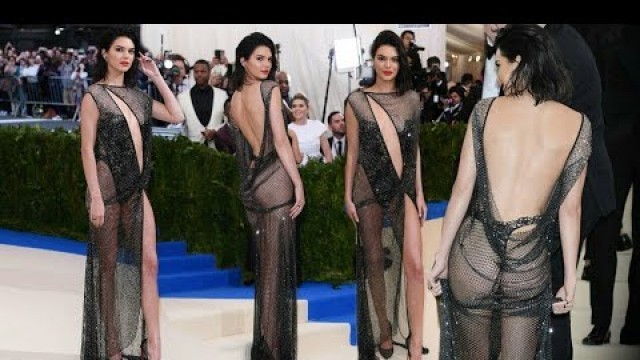 'Kendall Jenner transparent clothes Dress'