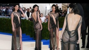 'Kendall Jenner transparent clothes Dress'