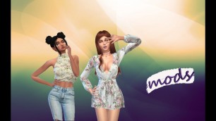 'The Sims4☆Папка MODS для женщин☆NEW Women\'s clothing mods☆Download mods'