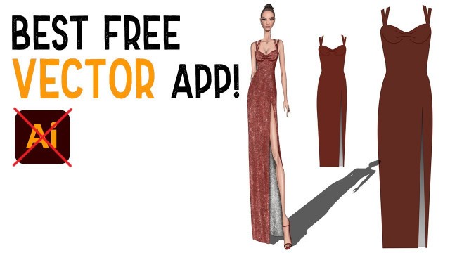 'Vectornator- the best free vector app! Create a fashion template- Fashion illustration-'