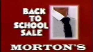 'Morton\'s clothing stores (Washington, D.C. area) ad from 1985'