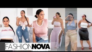 'Fashion Nova Curve Try-On Haul with Asia Penelope'