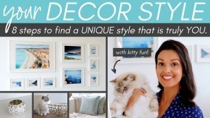 'HOW TO FIND YOUR HOME DECOR STYLE 