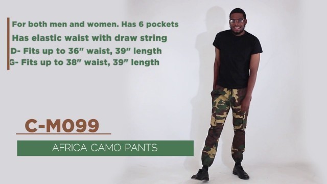 'African Camo Pants'