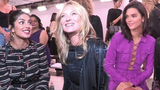 'Priyanka Chopra CHILLS With Kendall Jenner, Kate Moss at Longchamp Fashion Show in Manhattan, NY'