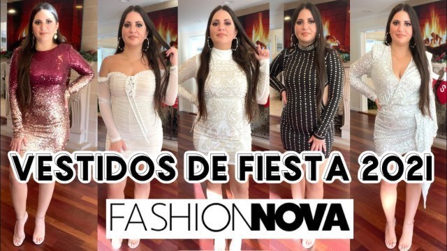 'VESTIDOS PARA FIESTAS 2021 DE FASHIONNOVA 