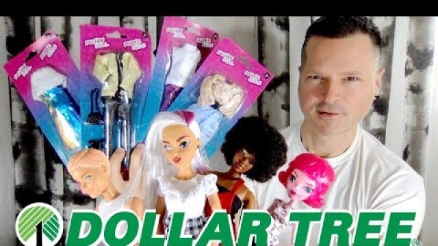 'DOLLAR TREE DOLL FASHION PACKS: BARBIE MONSTER HIGH WILD HEARTS CREW WWE SUPERSTARS UNBOXING REVIEW'