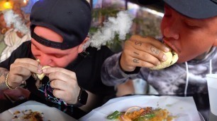 'MR THC And KR Eat The Spiciest Taco In La | @Fashion Nova  gots all the drip 