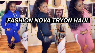 'FASHION NOVA LOUNGEWEAR/JOGGING SET HAUL AND TRYON'